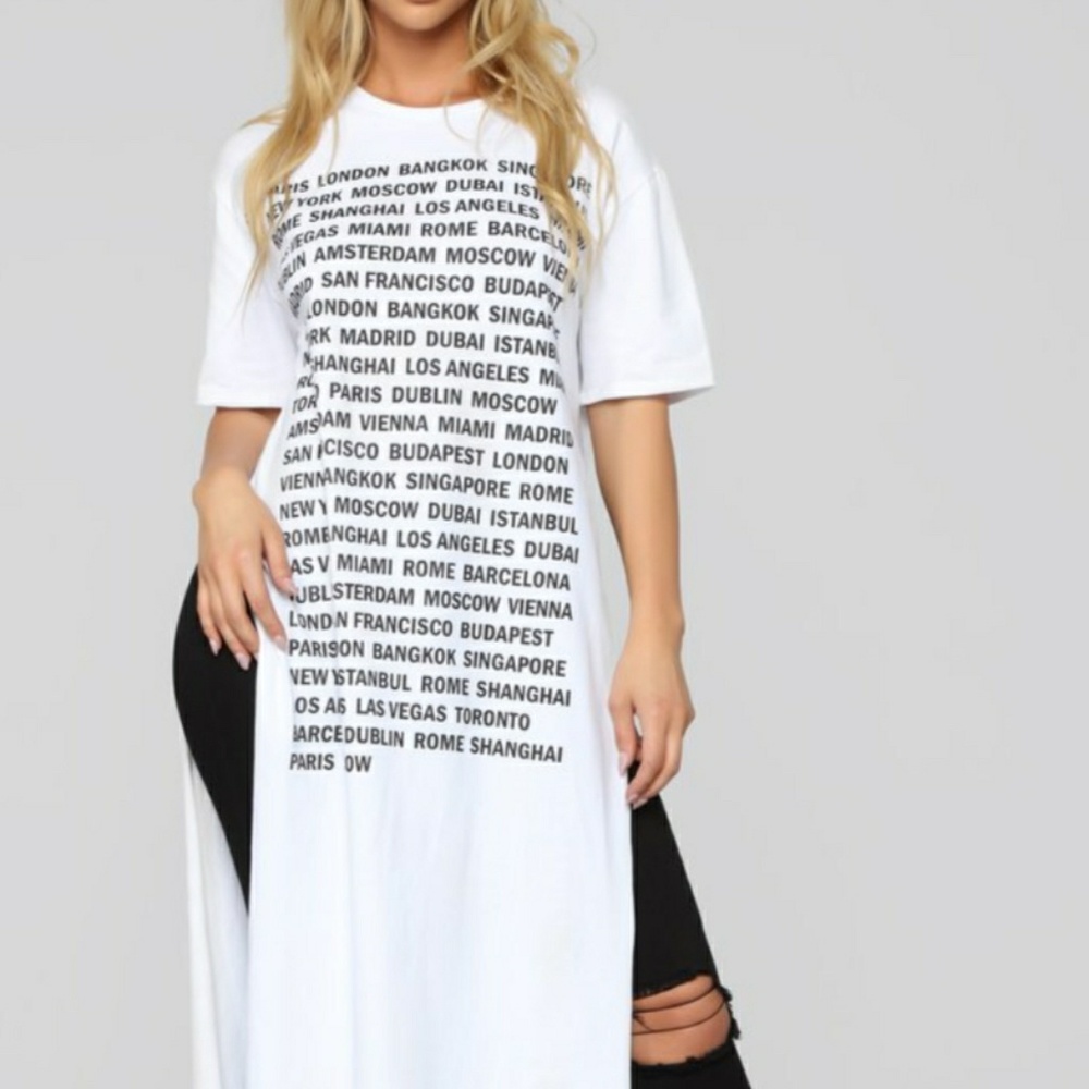 Fashion Nova T shirt Dress